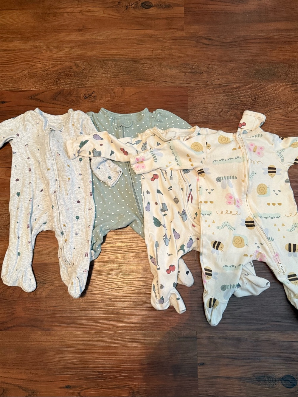 Carter's Mixed-Print Footed One-Pieces
